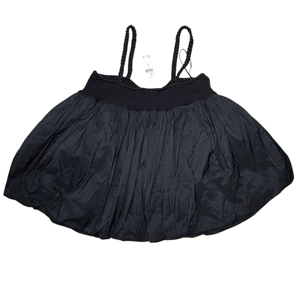 Anthropologie Knit Swing Tank Top Black - Picture 4 of 9